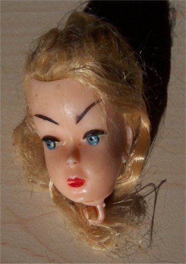 Kopf einer Bild Lilli Puppe