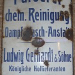 Emailschild aus dem alten Cassel