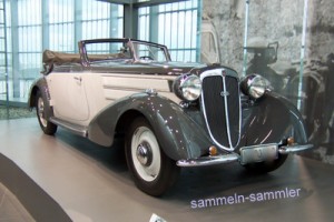 Der berühmte Achtzylinder Oldtimer von Horch