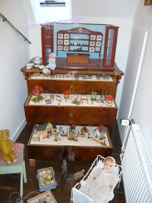 Alter Teppich-Modeladen-Kaufladen-Puppenhaus-Puppenstube-1:12 