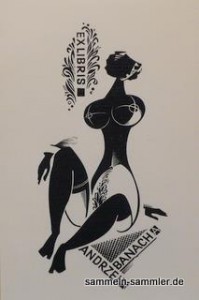 Erotische Exlibris, Sammlerwert ca. 22 Euro