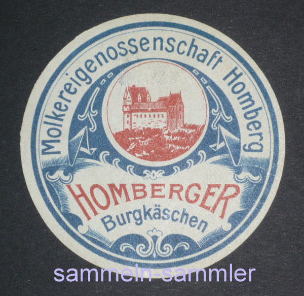 Ephemera, Etikette von Käse