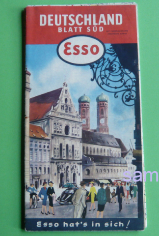 Esso Prospekt aus den 60er Jahren, Sammlerwert ca. 15 Euro, Ephemera