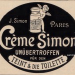 Creme Simon für den Teint 1920