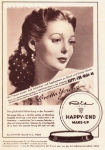 Happy End Make-up um 1950