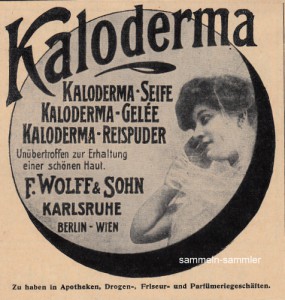 Kaloderma um 1910