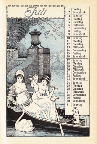 Almanach Kalender 1909 Gartenlaube