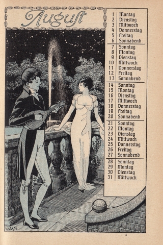 Almanach Gartenlaube Kalender 1909