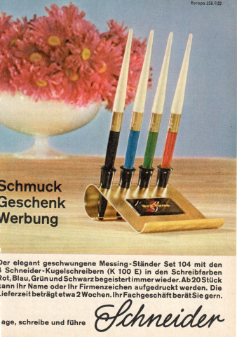 Schneider Ständer Set 104 von 1963